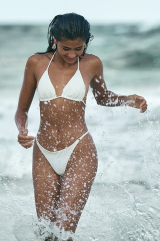 Braga de bikini - Blanco