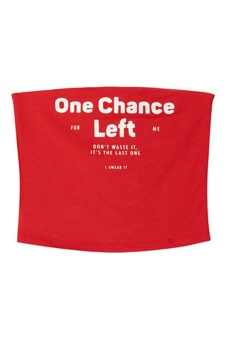 Top bustier - Rojo