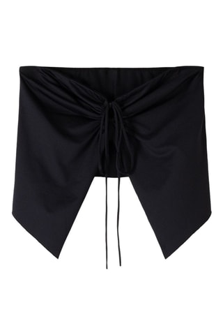 Top bustier - Negro