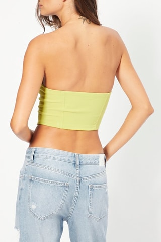 Crop top bustier - Verde