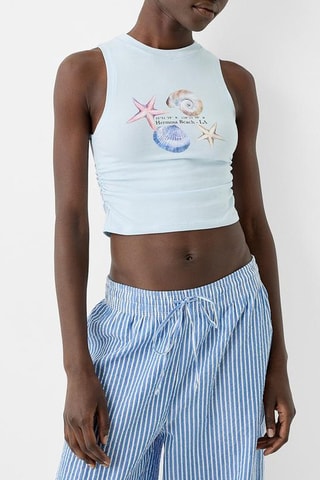 Crop top - Azul