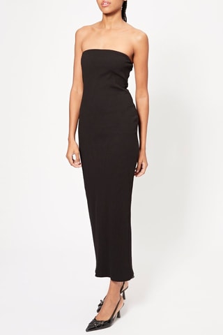 Vestido bustier - Negro
