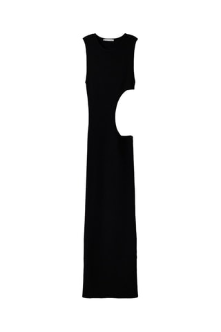 Vestido midi - Negro