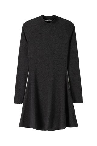 Vestido evasé - Antracita
