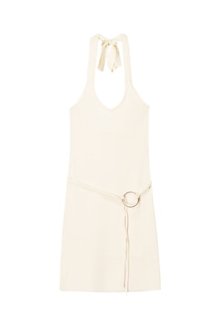Vestido recto - Crudo