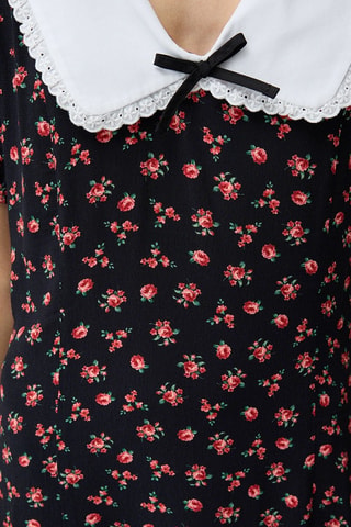 Vestido recto - Negro
