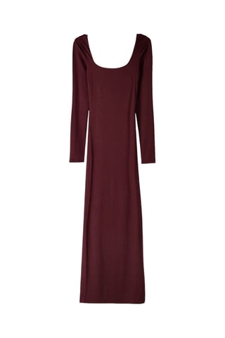 Vestido midi - Burdeos