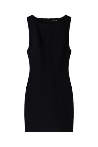 Vestido recto - Negro