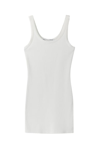 Vestido recto - Blanco
