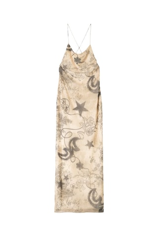 Vestido midi - Beige