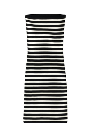 Vestido bustier - Negro