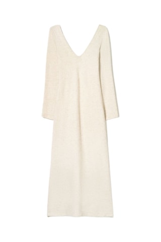 Vestido recto - Beige