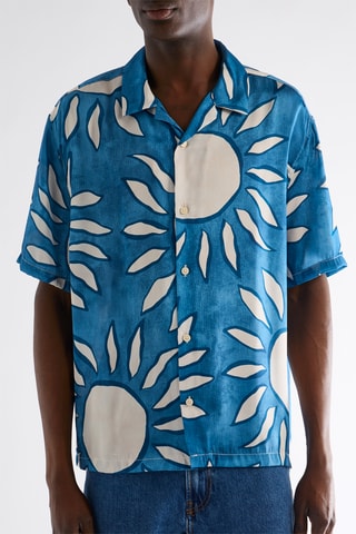 Camisa relaxed - Azul