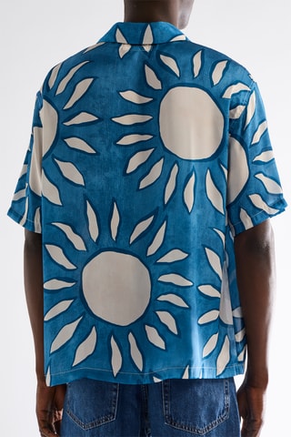 Camisa relaxed - Azul
