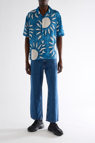 Camisa relaxed - Azul