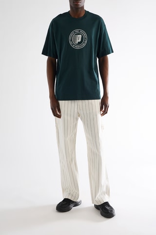 Camiseta relaxed - Verde oscuro