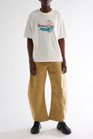 Camiseta relaxed fit Hotel paradiso - Crudo