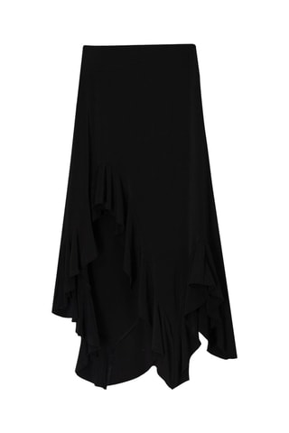 Falda midi - Negro