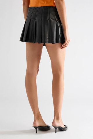Minifalda plisada - Negro