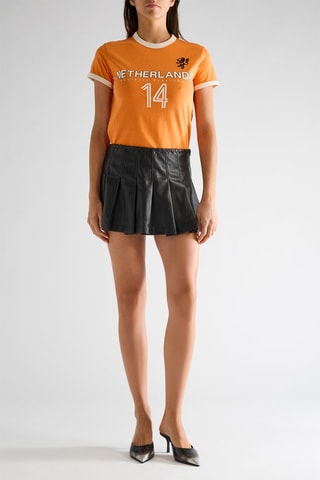 Minifalda plisada - Negro