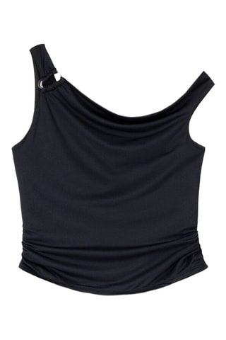 Top sin mangas - Negro