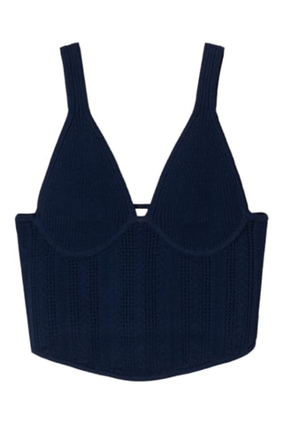 Crop top - Azul