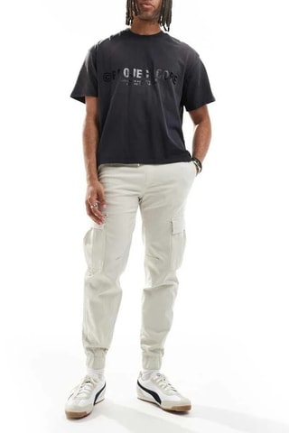Pantalón cargo - Beige