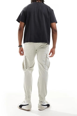 Pantalón cargo - Beige