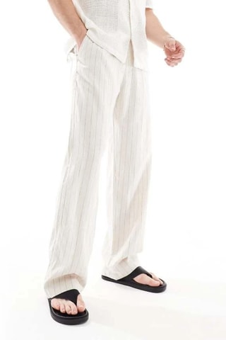 Pantalón casual - Blanco roto