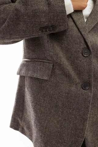 Blazer - Marrón jaspeado