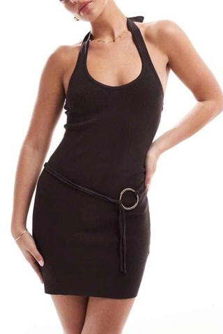 Vestido de tubo - Negro