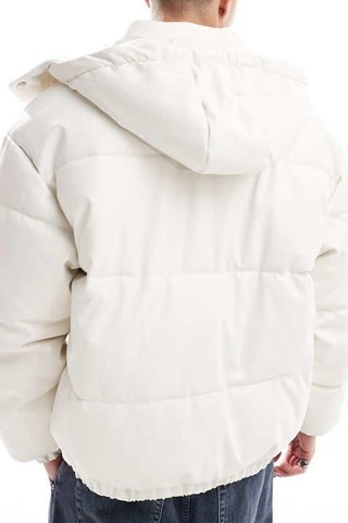 Anorak con capucha - Blanco