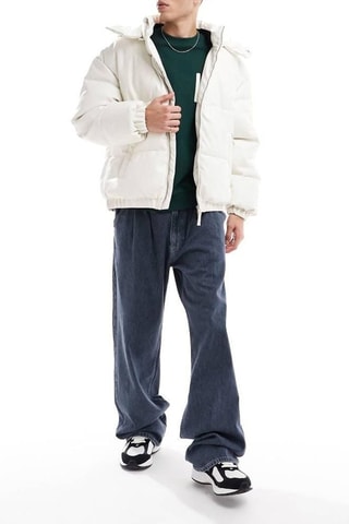Anorak con capucha - Blanco
