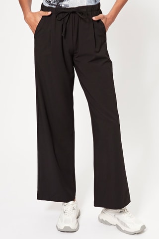 Pantalón fluido tiro alto - Negro
