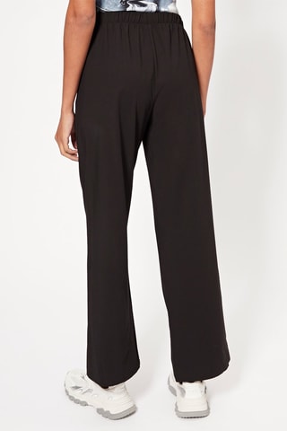 Pantalón fluido tiro alto - Negro