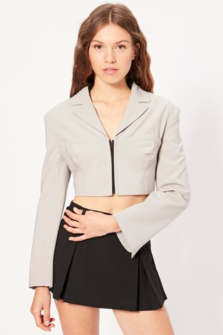 Chaqueta corta - Gris claro