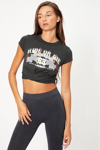Crop top - Negro