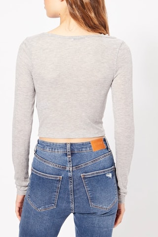 Crop top - Gris claro