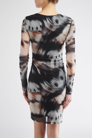 Vestido asimétrico - Negro y blanco
