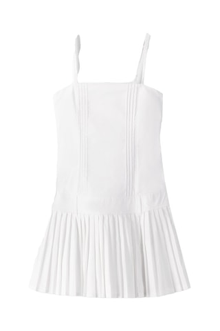 Vestido evasé - Blanco