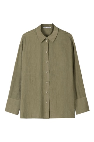 Camisa oversize - Caqui