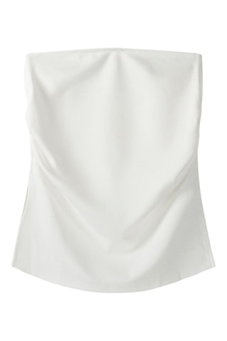 Top bustier  - Blanco