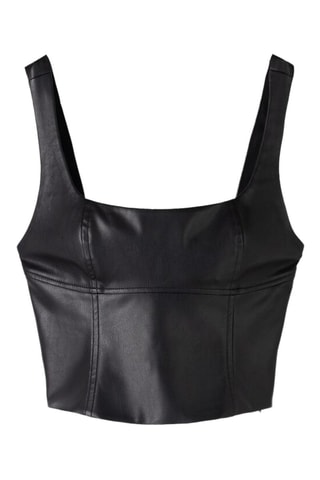 Crop top - Negro