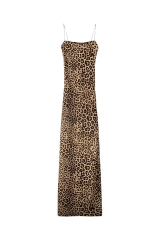 Vestido midi - Marrón