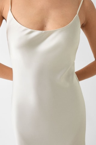 Vestido midi - Blanco