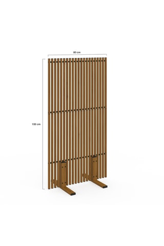 Biombo exterior - Marrón - 150 x 80 x 50 cm