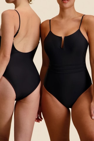 Maillot menstruel 1 pièce - Noir - Moyen - Sisters Republic