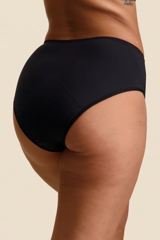 Culotte menstruelle taille haute - Noir - Moyen - Sisters Republic