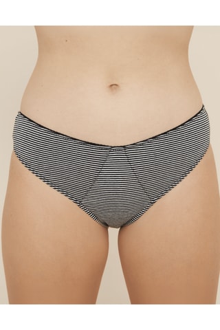 Culotte menstruelle - Flux normal à abondant - Noir et blanc - Abondant - Sisters Republic