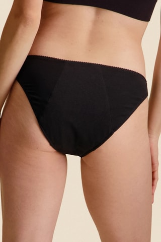 Culotte menstruelle - Flux normal à hémorragique - Noir - Léger - Sisters Republic